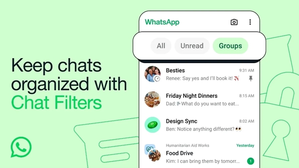 Whatsapp rolling out Filter feature for both android and iOS