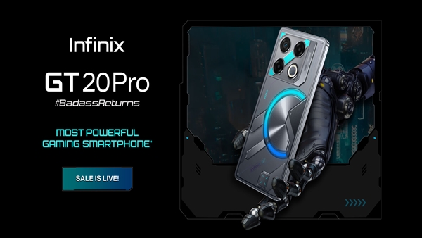infinix GT 20 Pro Smartphone sale is live on Flipkart