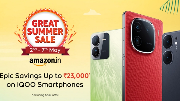huge discounts on iqoo smartphones in Amazon great summer sale 2024