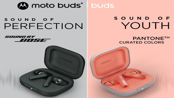 Moto Buds and Buds plus earbuds launched