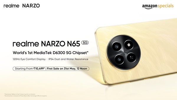 Realme Narzo N65 5G smartphone launched