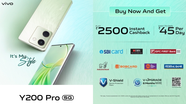 Vivo Y200 Pro 5G Smartphone launched