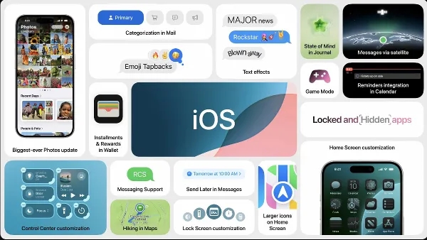 Apple WWDC 2024 Event iOS 18 ipadOS 18 and watchOS 11 announced