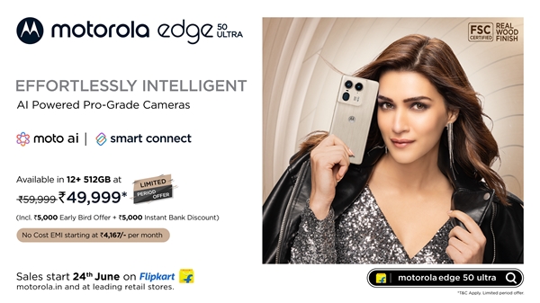 Motorola Edge 50 Ultra Smartphone launched Motorola Edge 50 Ultra Smartphone launched
