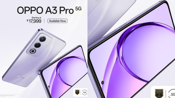 Oppo A3 Pro Smartphone launched in india at RS17999 starting Price