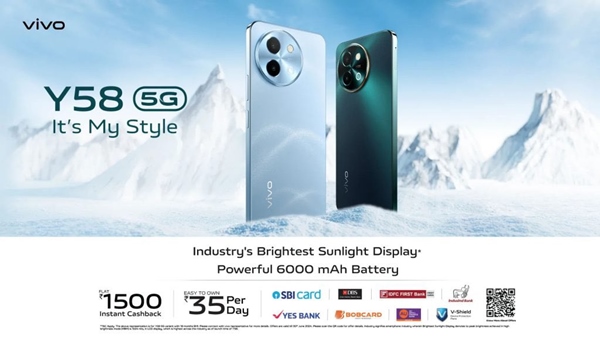 Vivo Y58 5G smartphone