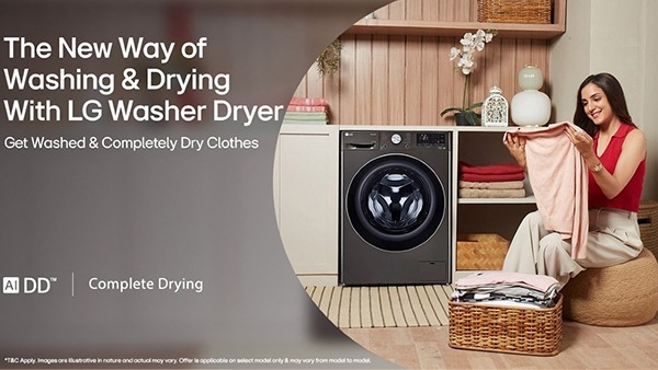 Experience the new way of washing and drying with LG washer Dryers