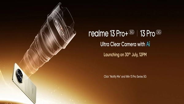 Realme 13 pro 5G series Smartphones confirmed to launch in india on july 30