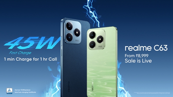 realme C63 Smartphone sale news