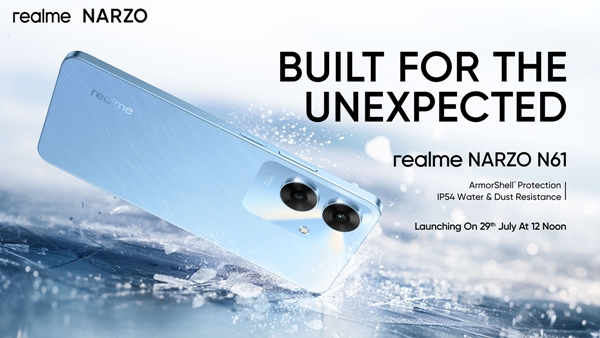 Realme narzo N61 Smartphone launch date confirmed in india