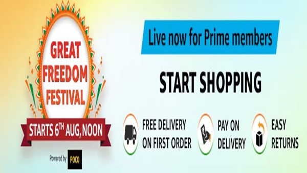 Amazon Great Freedom Festival sale 2024 is live for prime members