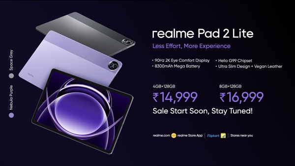 Realme pad 2 lite specs and features