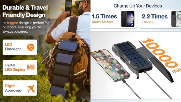 Ambrane solar 10k power bank launched at rs2799