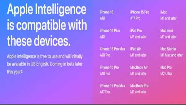 Apple intelligence launch date