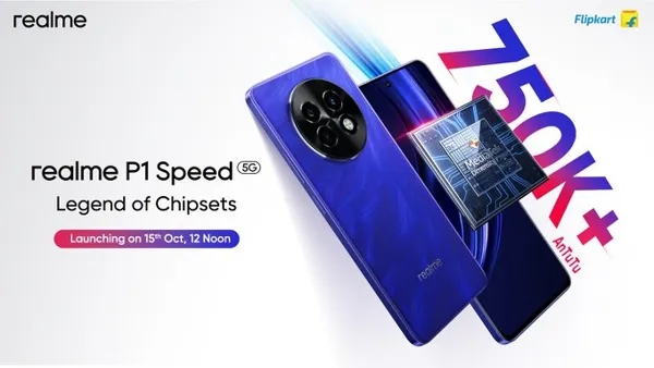 Realme P1 Speed 5G Smartphone confirmed to launch on October 15 in india