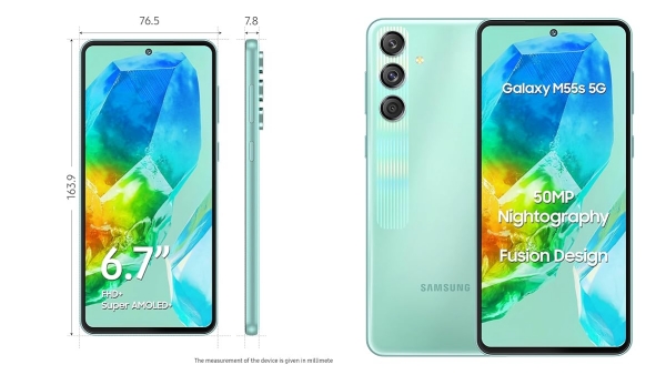 amazon great indian festival sale 2024 offers RS2000 Coupon discount on Samsung Galaxy M55s 5G Smartphone