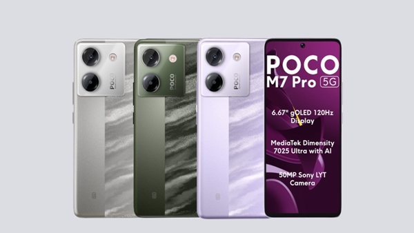 Poco M7 pro 5G Smartphone launched