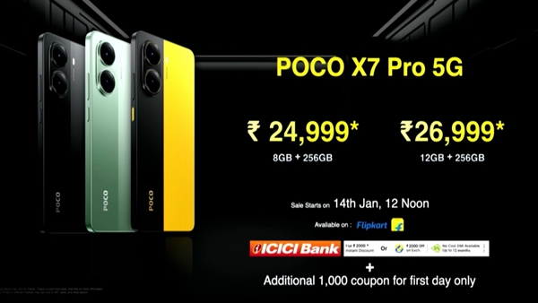 Poco X7 5G Series Launched in india