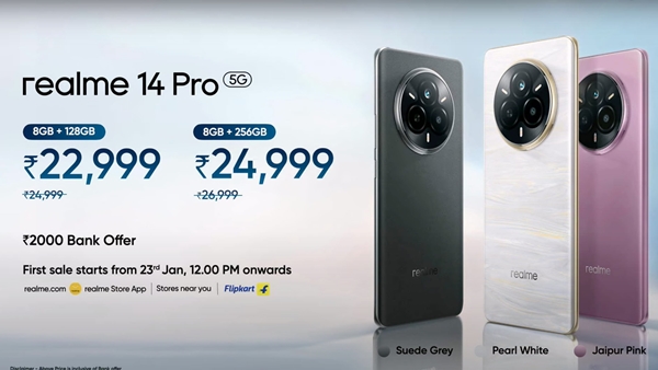Realme 14 Pro series smartphones Realme 14 Pro series smartphones