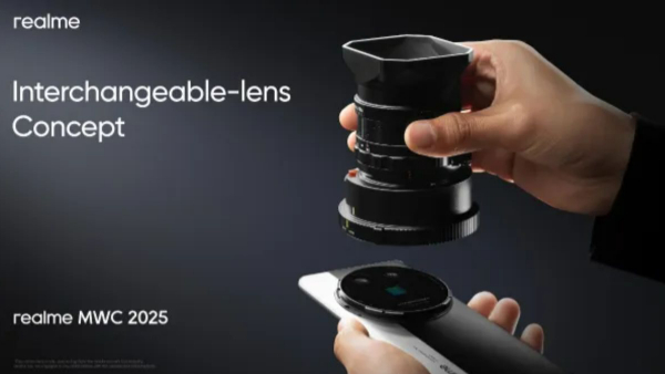 Realme Unveils Ultra Phone Concept with Swappable Camera Lenses at MWC 2025 Realme Unveils Ultra Phone Concept with Swappable Camera Lenses at MWC 2025