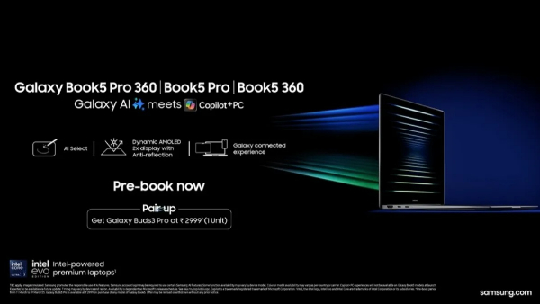 Samsung Launches Galaxy Book5 Series Laptops in India with AI-Powered Features