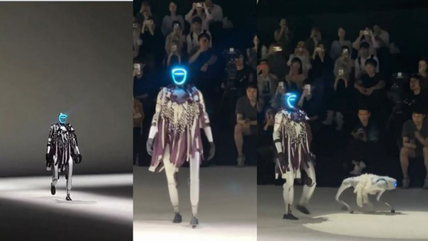 Unitree G1 Humanoid Robot and AI Dog Make Stunning Runway Debut at Shanghai Fashion Week