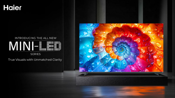 Haier M80F Launched in India  4K Mini LED  120Hz  800 Nits Brightness  KEF 2 1 Sound and Solar Remote  Starts at Rs 67990