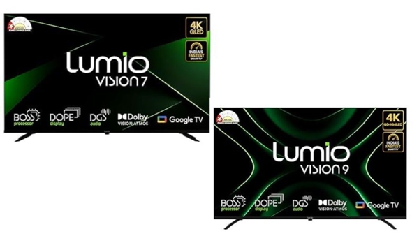Lumio Vision 9  QD-Mini LED  and Vision 7  QLED  4K Smart TV