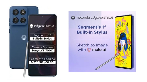 Motorola Edge 60 Stylus Smartphone launched