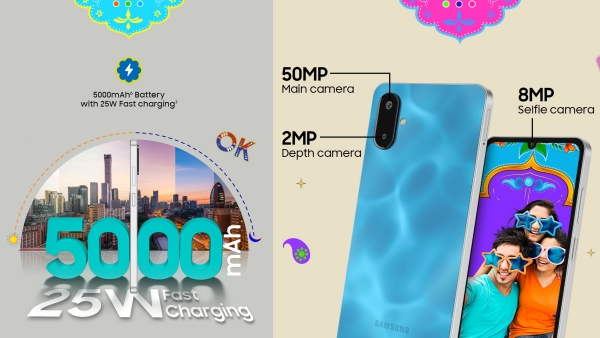 Samsung galaxy F06 5G smartphone price cut