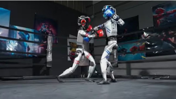 First Humanoid Robot Boxing Match