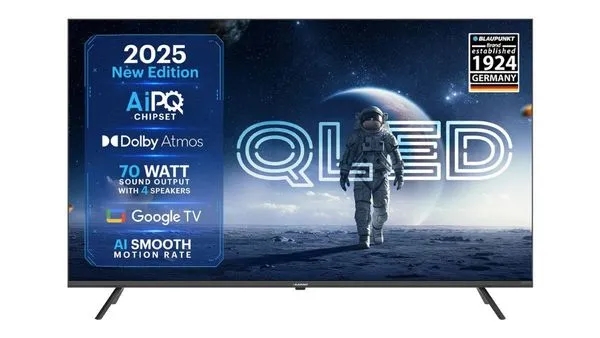 Blaupunkt QLED Google TVs launched in india sale starts from today via flipkart