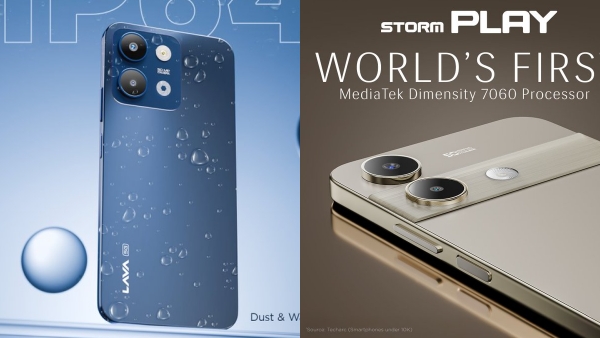 Lava Storm play 5G and Storm lite 5G smartphones