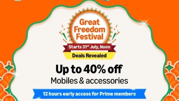 Amazon Great freedom festival 2025 sale smartphone deals news