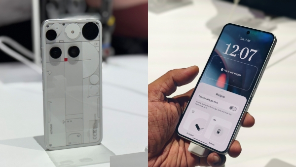 Nothing Phone 3 with Snapdragon 8s gen 4 chipset and glyph matrix