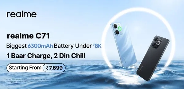 Realme C71 5G smartphone launched