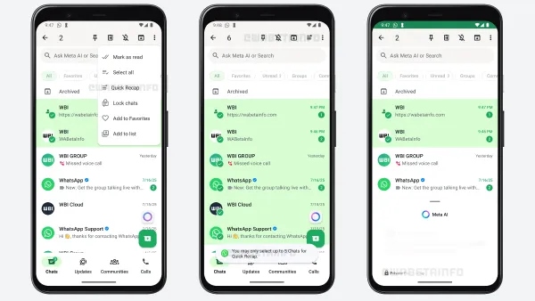 whatsapp quick recap feature