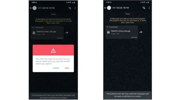 what is whatsapp traffic challan scam how to avoid it here are the tips