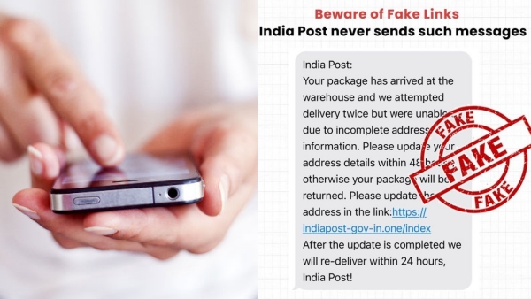 PIB Fact Check warns on fake India Post sms 1