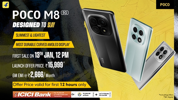 Poco M8 5G Smartphone sale today