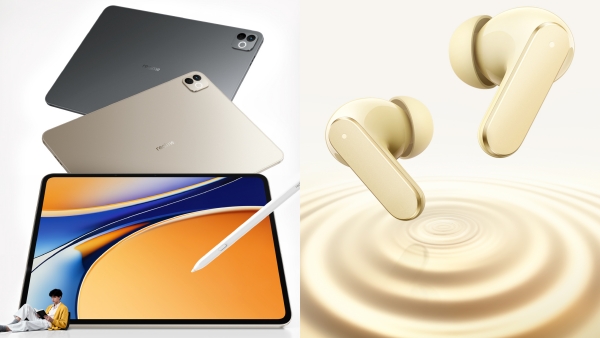 Realme Pad 3 Tablet  Buds air 8 earbuds sale to start from today in india