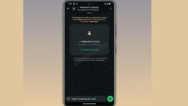 whatsapp testing guest chats feature whatsapp testing guest chats feature