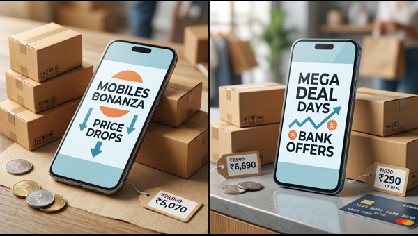 Flipkart vs Amazon Sale: Best Deals on Smartphones and ACs | భారీ డిస్కౌంట్లు