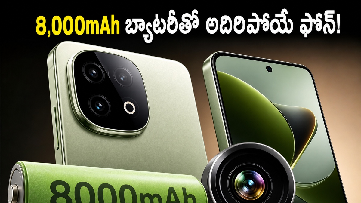 IQOO 15T: 8,000mAh బ్యాటరీతో అదిరిపోయే ఎంట్రీ!