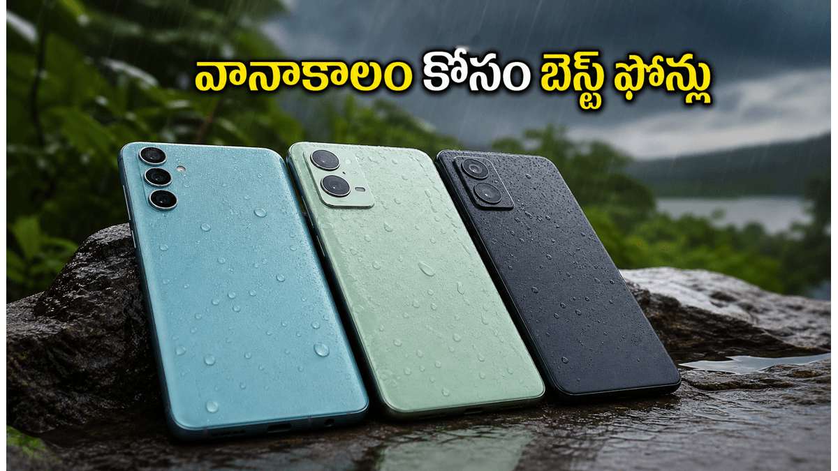 వానాకాలం కోసం బెస్ట్ IP రేటెడ్ 5G ఫోన్లు