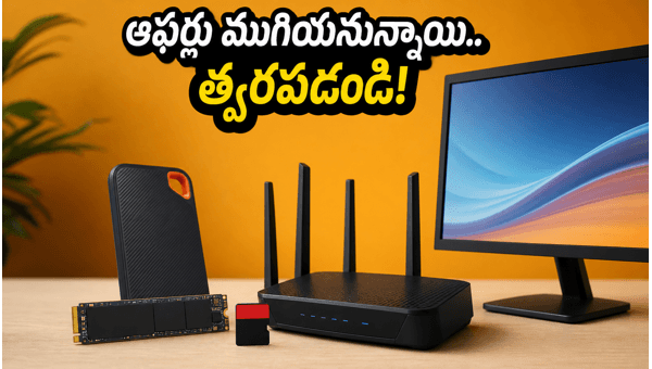 Best Tech Deals 2026: Massive Discounts on SSD, Gaming Monitors & Routers Ending Tonight Best Tech Deals 2026: Massive Discounts on SSD, Gaming Monitors & Routers Ending Tonight