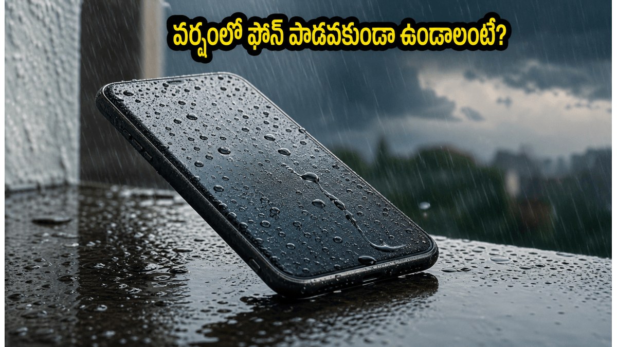 భారీ వర్షాల్లో మీ ఫోన్ సురక్షితంగా ఉండాలంటే!