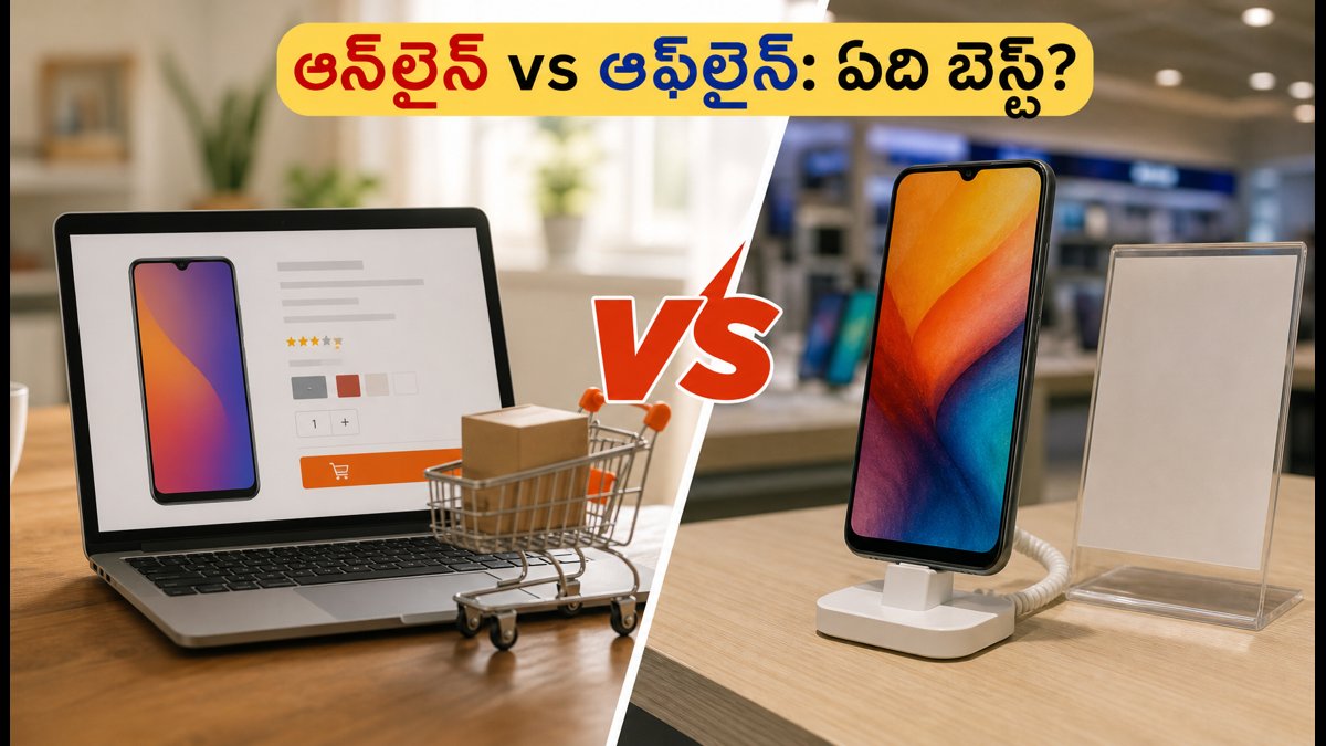 ఆన్లైన్ Vs ఆఫ్లైన్: బడ్జెట్ ఫోన్ల ధరల తేడాలు!