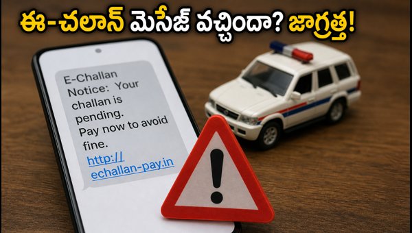 E-Challan Scam Alert: How to Protect Your Phone from Fake RTO Messages and APK Malware (2026) E-Challan Scam Alert: How to Protect Your Phone from Fake RTO Messages and APK Malware (2026)