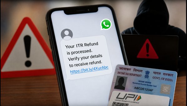 ITR Refund Scam Alert: How to Identify Fake Tax Messages and Protect Your Bank Account from Phishing ITR Refund Scam Alert: How to Identify Fake Tax Messages and Protect Your Bank Account from Phishing